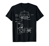 Vintage Gaming Diagram Video Game Console Retro Chart Gift T