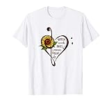 When Words Fail Music Speaks Sunflower Lover Men Women Gift T-Shirt