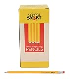School Smart No 2 Pencils Pre Sharpened Hexagonal With Latex