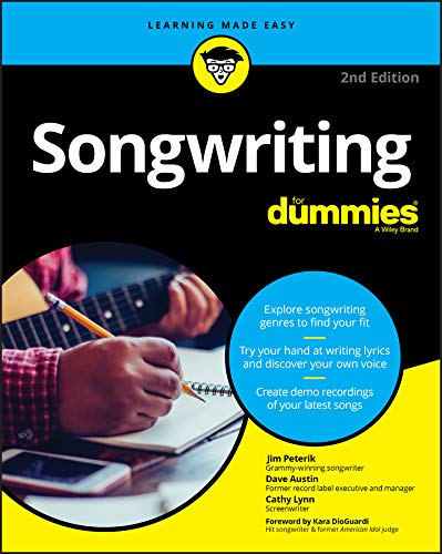 Songwriting for Dummies book cover