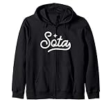 Classic Minnesota Sota Script North Star State Zip Hoodie