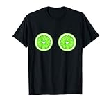 Funny Lime Boobs Titties Breast Tits Boobies Bra T-Shirt