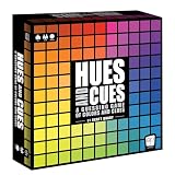 HUES and CUES - Vibrant Color Guessing Board Game for 3-10 Players Ages 8+, Connect Clues and Guess from 480 Color Squares
