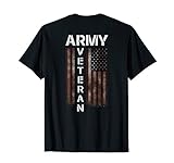 Cool American Usa Flag Proud Us Army Veteran Gift Idea T Shi