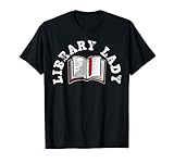 Library Librarian Bookworm Reading Books T Shirt