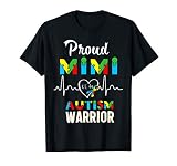Proud Autism Mimi Autism Awareness Warrior Matching Family T