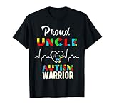 Proud Autism Uncle Autism Awareness Warrior Matching Family
