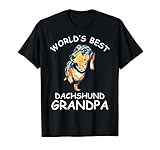 World S Best Dachshund Grandpa Funny Granddog Dog Lover Cute