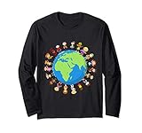 Earth Day Children Around The World Environmentalist Long Sl
