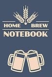 Home Brew Notebook Home Brewing Beer Recipe Log Book Journal