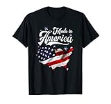 Made In America Pride Patriotic Spirit Red White And Blue T