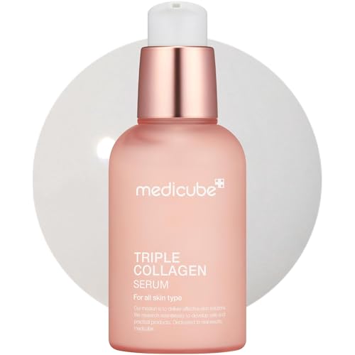 medicube- El suero de triple colágeno de Medicube es un suero potente que ayuda a aumentar la elasticidad de la piel y a nutrir la piel opaca con un brillo envidiable. El complejo de triple colágeno c