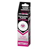 Butterfly 3 Star R40+ Mejores Marcas de Pelotas de Ping Pong
