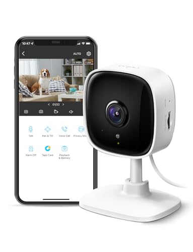 Tapo Smart Home Security WiFi Camera for Baby/Pet, 2.4GHz Wi-Fi Connection Requi