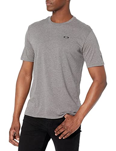 Oakley Si Flag Tee T-Shirt, Gris chiné athlétique, XL Mixte