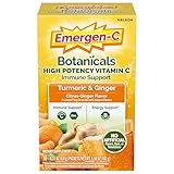 Emergen C Citrus Ginger Fizzy Drink Mix Turmeric And Ginger