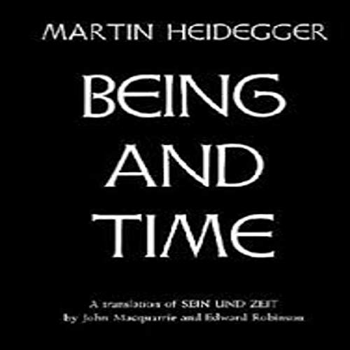 Being and Time book cover