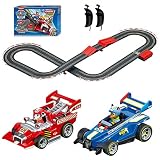 Carrera GO 63514 Official Licensed PAW Patrol Battery Operated 1:43 Scale Slot Car Racing Toy Track Set with Jump Ramp Featuring Chase and Marshall for Kids Ages 5 Years and Up 20063514