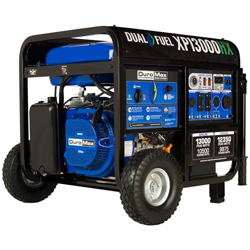 1 DuroMax Dual Fuel Generator - 13000 Watt