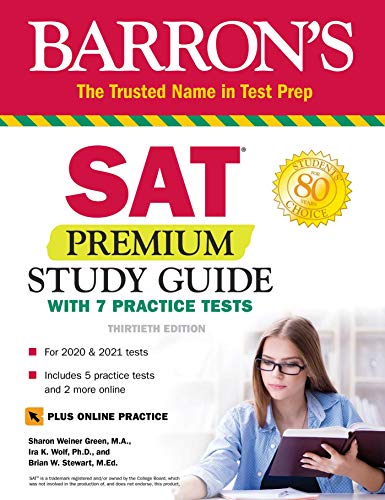 SAT with Online Tests and Vocabulary book cover