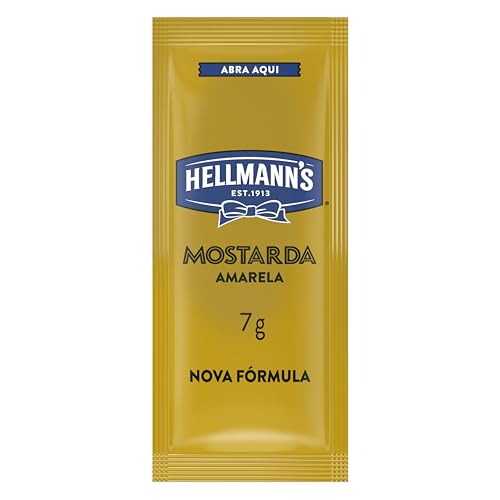 Hellmann's Mostarda Sachê 7g Caixa 168un