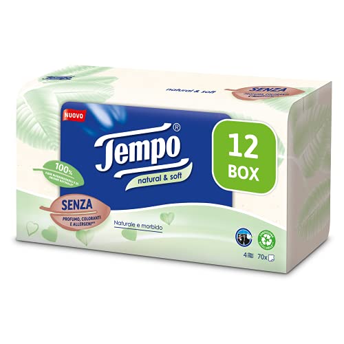Tempo Pacchetti Di Carta Natural & Soft, 4 Veli, Resistenti In ...