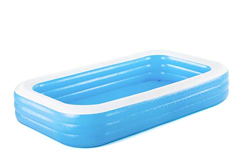Alberca Inflable Familiar Bestway Rectangular Azul 3.05 m x 1.83 m x 56 cm con válvula de drenado