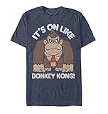 Nintendo Mens It S On Like Donkey Kong Outline Poster T Shir
