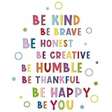 Mudder Colorful Inspirational Wall Decal Motivational Phrase