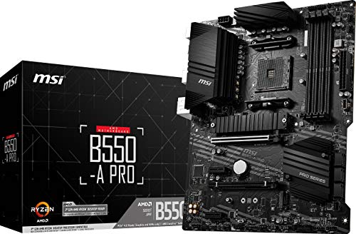 Msi B550-A Pro Proseries Motherboard (Amd Am4, Ddr4, Pcie 4....