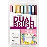 Tombow 56216 Dual Brush Pen Art Markers Cottage 10 Pack Blen