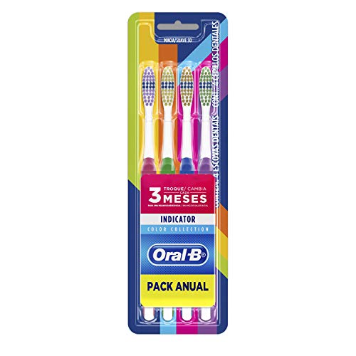 Escova Dente Oral-B Clean Indicator 4 Unidades
