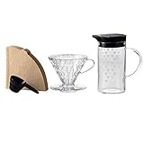 HARIO V60 ドリッパー＆サーモカラーサーバーセット VDSS-3012-B