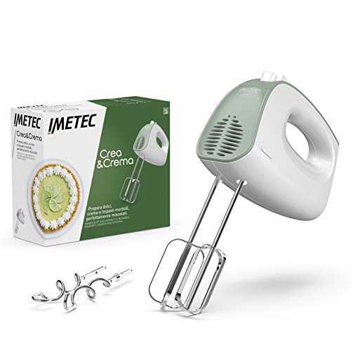 Imetec Crea&Crema Sbattitore Elettrico, Fruste Extralunghe per Impasti ...