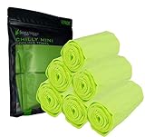 FROGG TOGGS Chilly Mini Cooling Neck Towel, Lime - 6 Pack, 29"x3"
