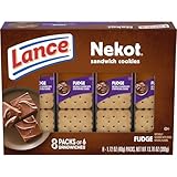 Lance Sandwich Cookies Nekot Fudge 8 Count Box