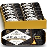 Brunswick Golden Smoked Herring Fillets 3 25 Oz Can Pack Of