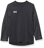 Under Armour Boys Wall Goalkeeper Jersey Black 001 White Sma