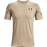 Under Armour Men's New Freedom Flag T-Shirt, Desert Sand (290)/Black, Small