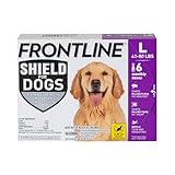 FRONTLINE Shield Flea & Tick Treatment for Large Dogs 41-80 lbs. Count of 6