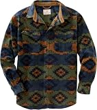 Legendary Whitetails Mens Long Sleeve Fleece Button Up Shirt