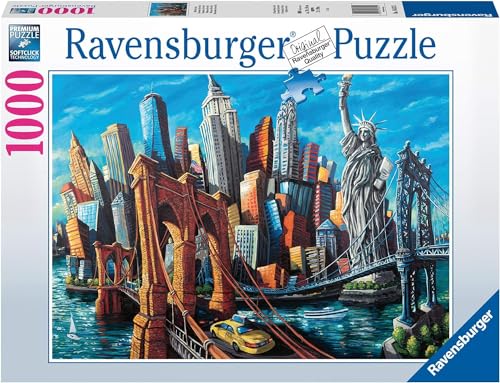Ravensburger Welcome to New York 1000-piece jigsaw puzzle box