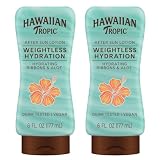 Hawaiian Tropic Weightless Hydration After Sun Lotion with Aloe, 6Fl Oz Twin Pack, Hawaiian Tropic Lotion, Moisturizing Lotion, After Sun Care, After Sun Moisturizer, 6Fl Oz each