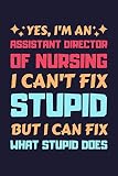 Assistant Director Of Nursing Gifts Blank Lined Notebook Jou