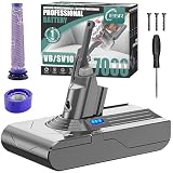 EGR 9000mAh Upgraded Battery Replacement Compatible with Dyson V8 Series | 21.6V…