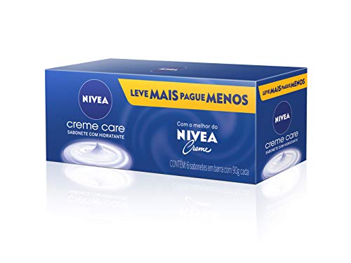 [REC | +POR- | R$ 14,29] Sabonete NIVEA Creme Care 6 un. 90g ► R$ 2,38/un