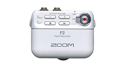 Zoom F2 Enregistreur Compact 32-Bit à Virgule Flottante avec Micro Cravate Inclu