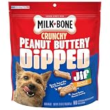 Milk Bone Peanut Buttery Dipped Dog Biscuits With Jif Peanut