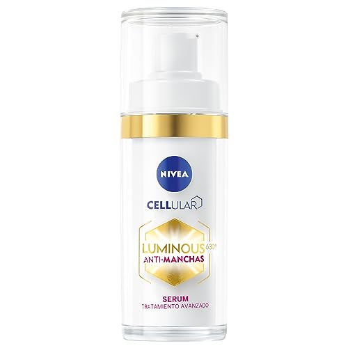 NIVEA LUMINOUS630 Anti-manchas Serum Facial tratamiento avanzado (30 ml) - Con Ácido Hialurónico, para una Piel Luminosa sin Manchas por Edad, Solares ni Hormonales