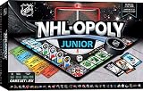 MasterPieces NHL Opoly Junior Board Game - Official Licensed Hockey Game for Family Game Night, Sports Themed Tabletop Play, Hockey Gifts for Boys 8-12, Fun Interactive Ice Hockey Experience